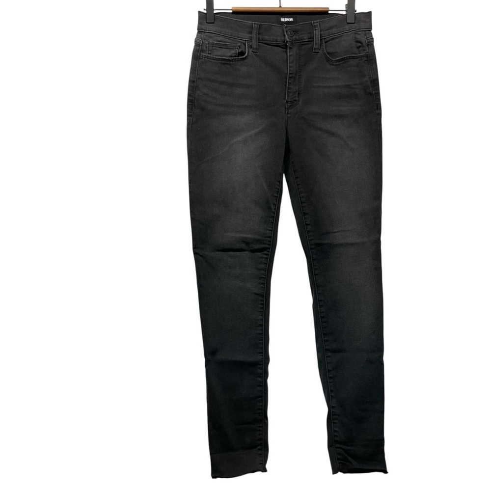 Hudson Blair High Rise Super Skinny Ankle Size 27 Black Stretch